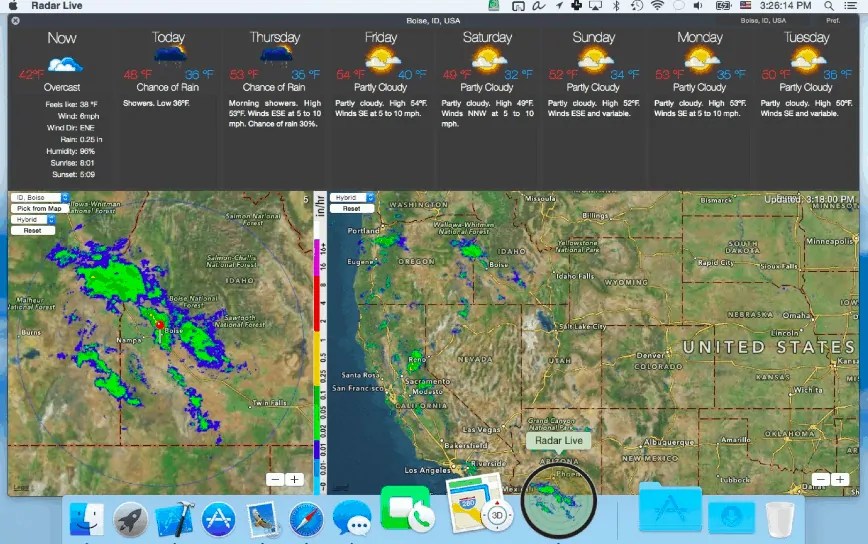 weather map app for mac